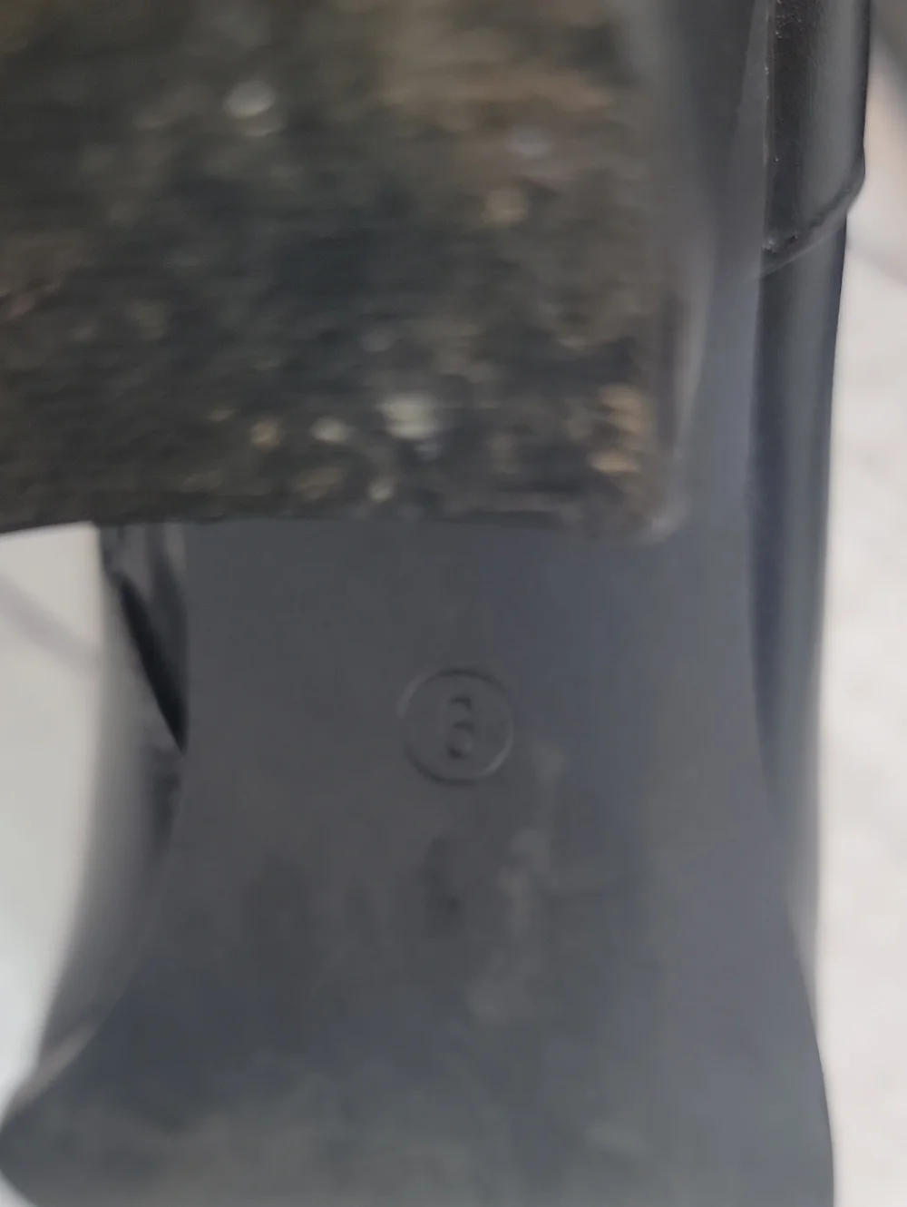 Allegra K Black Knee-High Heeled Boots - Women's Size 8